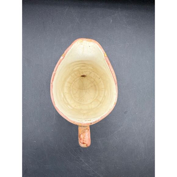 Vintage Small Ceramic Cream Pitcher with Fruit Design - Picture 5 of 8